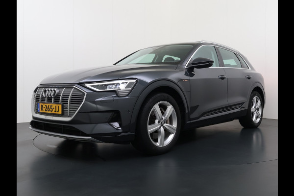 Audi e-tron 313pk Quattro Leer PanoDak Adaptive.Cruise Camera Elek.Stoelen+Memory+Verwarmd Navi Ecc Pdc Stoelverwarming Elek.Achterklep AWD Led Bluetooth Rijstrooksensor WiFi Lmv 4WD SOH 91% Business Edition Plus 71kWh Origineel Nederlandse Auto 1800kg trekvermogen!