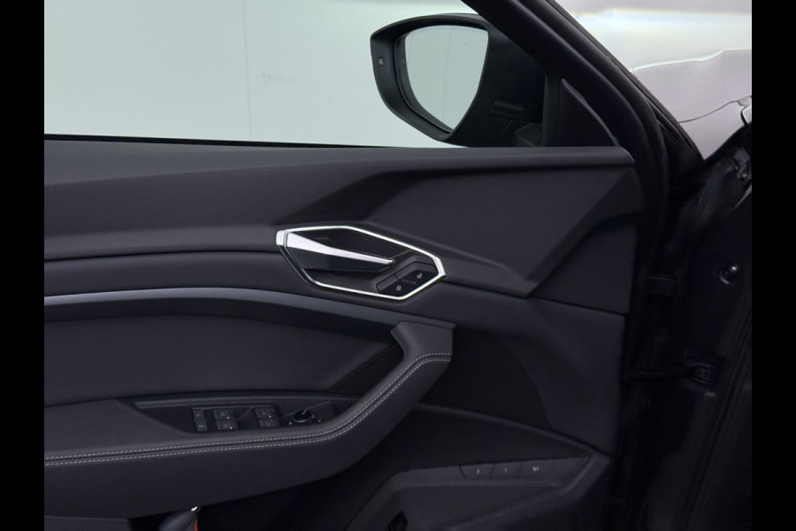 Audi e-tron 313pk Quattro Leer PanoDak Adaptive.Cruise Camera Elek.Stoelen+Memory+Verwarmd Navi Ecc Pdc Stoelverwarming Elek.Achterklep AWD Led Bluetooth Rijstrooksensor WiFi Lmv 4WD SOH 91% Business Edition Plus 71kWh Origineel Nederlandse Auto 1800kg trekvermogen!