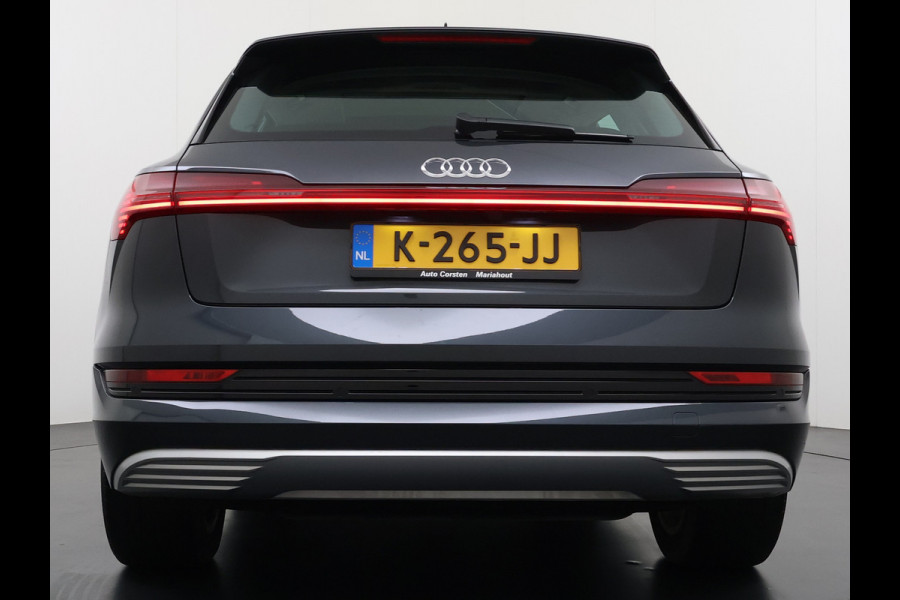 Audi e-tron 313pk Quattro Leer PanoDak Adaptive.Cruise Camera Elek.Stoelen+Memory+Verwarmd Navi Ecc Pdc Stoelverwarming Elek.Achterklep AWD Led Bluetooth Rijstrooksensor WiFi Lmv 4WD SOH 91% Business Edition Plus 71kWh Origineel Nederlandse Auto 1800kg trekvermogen!