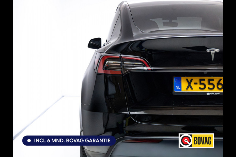 Tesla Model Y RWD 58 kWh | Panoramadak | Stoel-stuurverwarming | Zwart leder | Navigatie | Extra getint glas Camera, Autopilot, Dodehoek detector, Elektrisch verstelbare stoelen