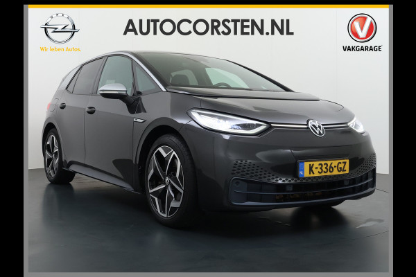 Volkswagen ID.3 First Plus 58kWh 204pk Camera Trekhaak 19"lm Adap.Cruise Matrix-Led Navi-Pro Ecc Apple Carplay Android Auto Pdc SOH 90% Lmv Stoel+Stuurverwarming Wifi  Rijstrooksensor Origineel Nederlandse Auto € 43.675,- nieuw