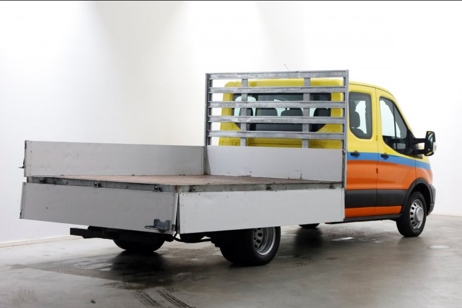 Ford Transit 350 2.0 TDCI 130pk D.C. Trend Open Laadbak Trekhaak 3000kg 08-2022