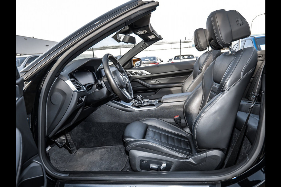 BMW 4 Serie Cabrio 420iA ** LED, VOL-LEDER, NAVI+, NEKVERW, VERW. ST, 18-inch LMV, MEMORY ** 1e EIG - Slechts 37.500km ** ** INFORMEER OOK NAAR ONZE AANTREKKELIJKE FINANCIAL-LEASE TARIEVEN **