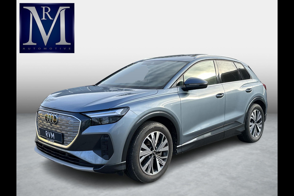 Audi Q4 e-tron 40 Launch edition Advanced Plus 77 kWh SOH 92% | S-Line interieur | Panoramadak | Stoelverwarming | Elektrische achterklep | Luxe bekleding | Rijklaar met 12 mnd BOVAG garantie
