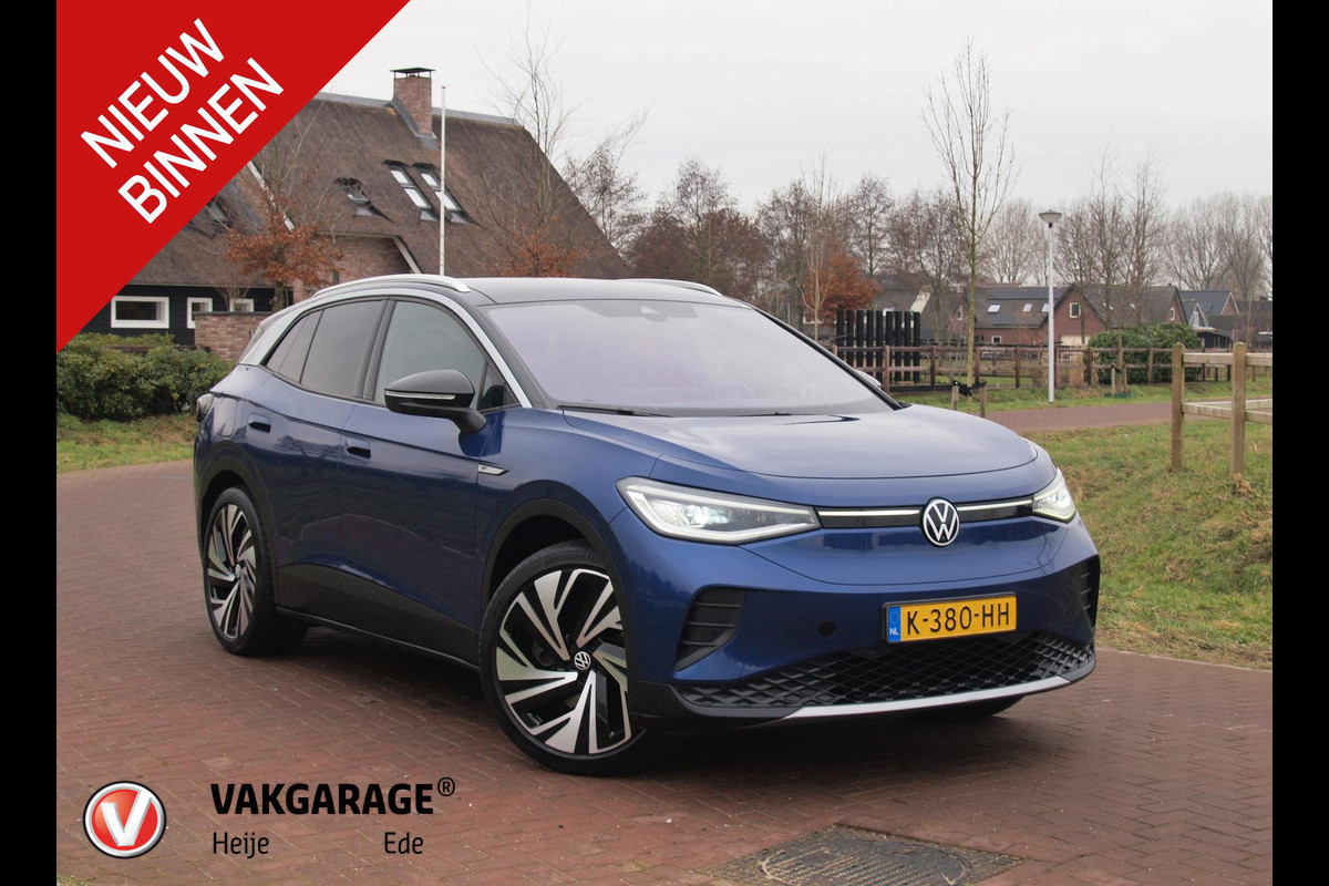 Volkswagen ID.4 First Max 77 kWh | Panoramadak | 360 Camera | Apple Carplay | Sfeerverlichting |