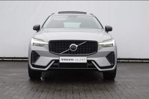 Volvo XC60 T6 350PK Automaat Plug-in hybrid AWD Plus Dark Panoramadak/ Cruise control/ Achteruitrijcamera/ Elektrisch bedienbare stoelen met geheugen/ Moritz leder/ Google infotainment/ Apple carplay/ Android auto/