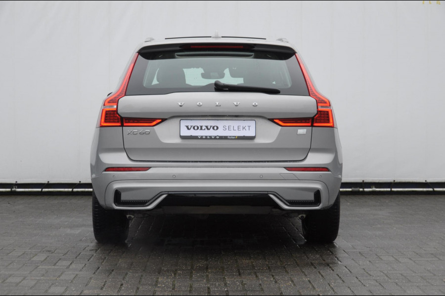 Volvo XC60 T6 350PK Automaat Plug-in hybrid AWD Plus Dark Panoramadak/ Cruise control/ Achteruitrijcamera/ Elektrisch bedienbare stoelen met geheugen/ Moritz leder/ Google infotainment/ Apple carplay/ Android auto/