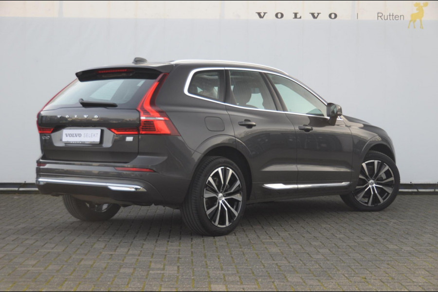Volvo XC60 T6 350PK Automaat Plug-in hybrid AWD Ultra Bright Head-up display/ Harman Kardon audio/ BLIS/ Elektrischbedienbare stoelen met geheugen/ Moritz Leder/ Panoramadak/ Adaptive cruise control/ Pilot assist/ Apple Carplay/ Android auto/