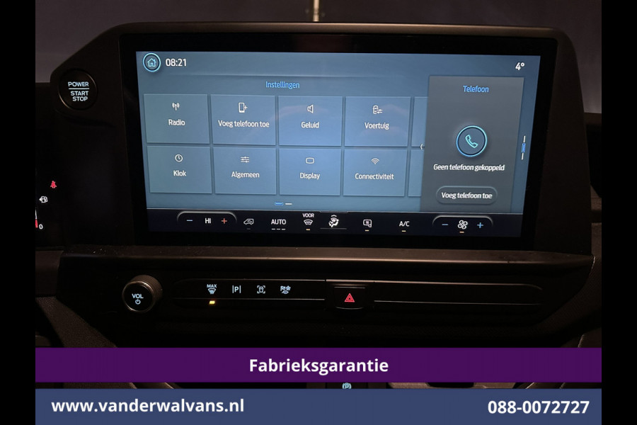 Ford Transit Custom 2.0 TDCI 136pk L2H1 Euro6 Fabrieksgarantie Airco | Camera | LED | Apple Carplay | Cruisecontrol Android Auto, Verwarmde voorruit, Parkeersensoren, Bijrijdersbank, 2800kg trekvermogen