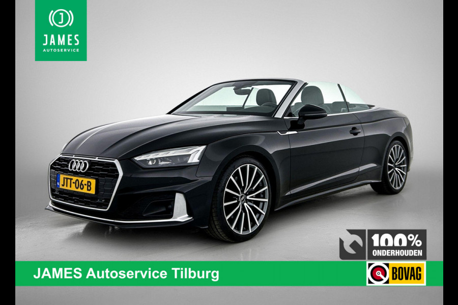 Audi A5 Cabriolet 40 TFSI S LINE LEER | NEKVERWARMING | VIRTUAL | MATRIX LED