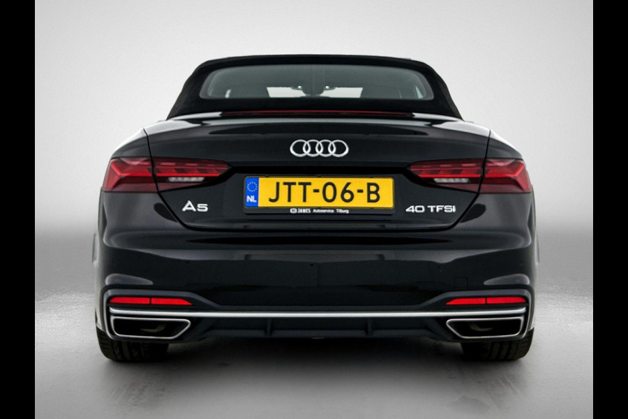 Audi A5 Cabriolet 40 TFSI S LINE LEER | NEKVERWARMING | VIRTUAL | MATRIX LED