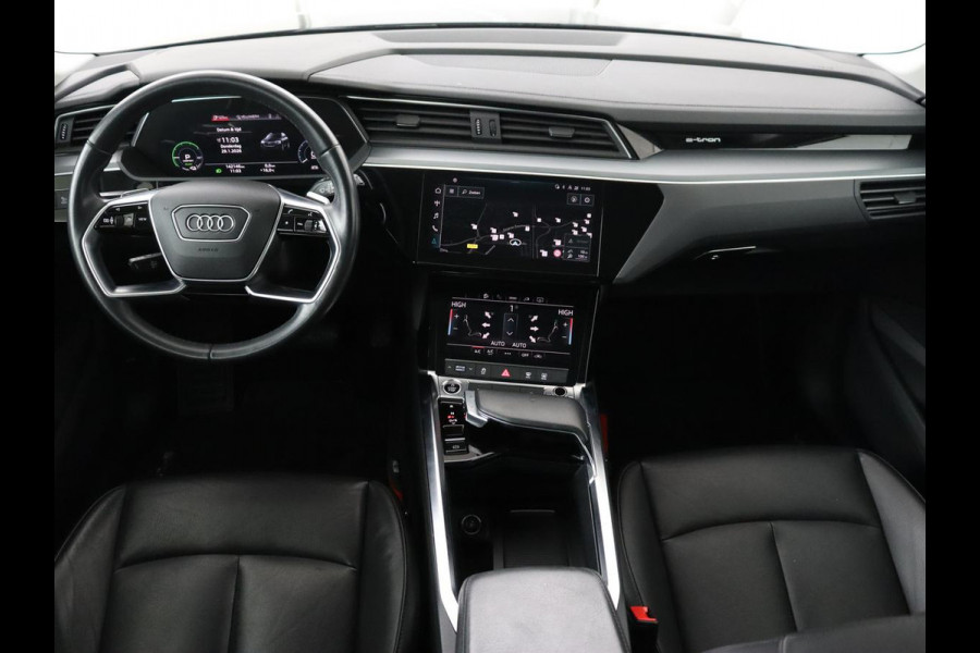 Audi e-tron 55 quattro edition 95kWh | Leder | Carplay | Trekhaak | Virtual Cockpit | Navigatie | Luchtvering | Parkeerhulp | Audi Sound | Cruise control