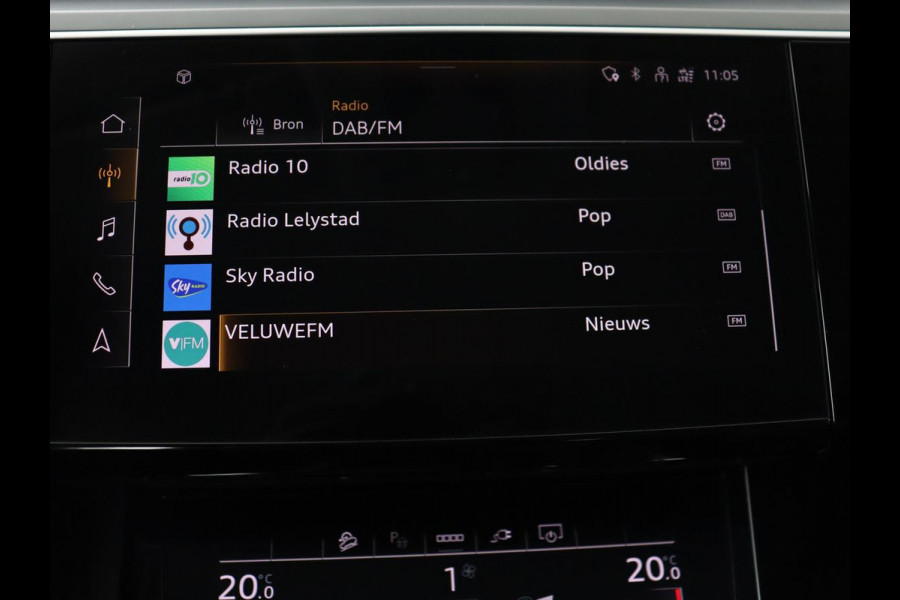 Audi e-tron 55 quattro edition 95kWh | Leder | Carplay | Trekhaak | Virtual Cockpit | Navigatie | Luchtvering | Parkeerhulp | Audi Sound | Cruise control