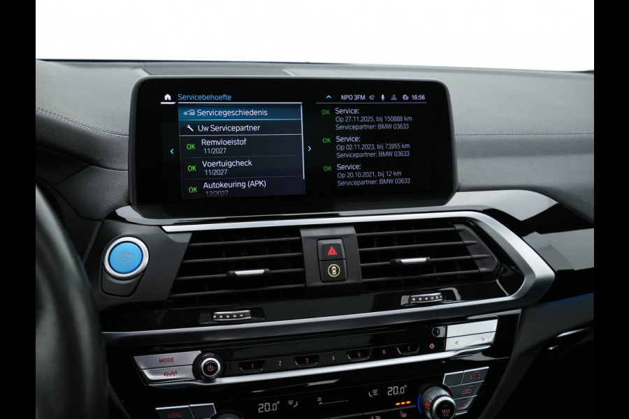 BMW iX3 High Executive 80 kWh [ 3-Fase ] (INCL-BTW) Aut. *PANO | HEAD-UP | LEATHER | ADAPTIVE-CRUISE | FULL-LED | BLIND-SPOT | MEMORY-PACK | DIGI-COCKPIT | HEATED-COMFORTSEATS | KEYLESS | TOP-VIEW | DAB+ | NAVI | TOWBAR | 20'