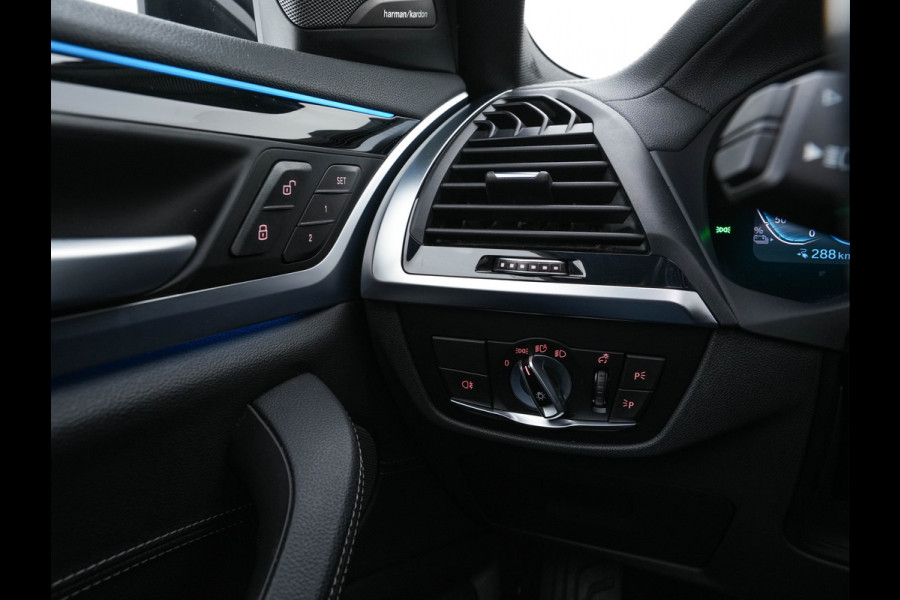 BMW iX3 High Executive 80 kWh [ 3-Fase ] (INCL-BTW) Aut. *PANO | HEAD-UP | LEATHER | ADAPTIVE-CRUISE | FULL-LED | BLIND-SPOT | MEMORY-PACK | DIGI-COCKPIT | HEATED-COMFORTSEATS | KEYLESS | TOP-VIEW | DAB+ | NAVI | TOWBAR | 20'