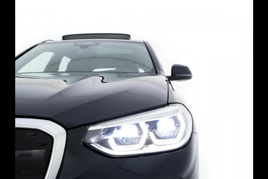 BMW iX3 High Executive 80 kWh [ 3-Fase ] (INCL-BTW) Aut. *PANO | HEAD-UP | LEATHER | ADAPTIVE-CRUISE | FULL-LED | BLIND-SPOT | MEMORY-PACK | DIGI-COCKPIT | HEATED-COMFORTSEATS | KEYLESS | TOP-VIEW | DAB+ | NAVI | TOWBAR | 20'