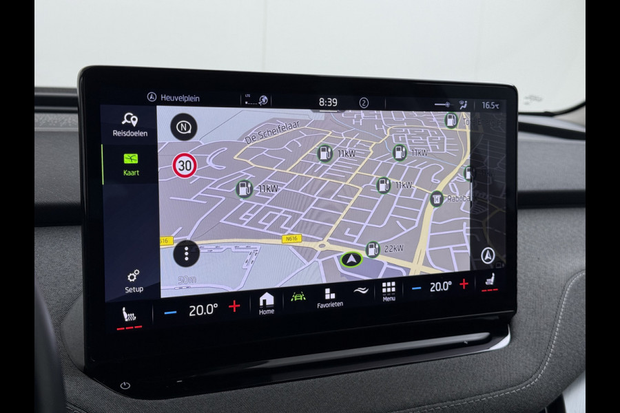 Škoda ENYAQ iV 80 Adap.Cruise Soh 92% Camera Apple Carplay Android Auto Navi Ecc Pdc Stoel+Stuurverwarming Led Privacy Glas Keyless advanced Bluetooth 1e Eigenaar Origineel Nederlandse Auto 1.000kg trekvermogen