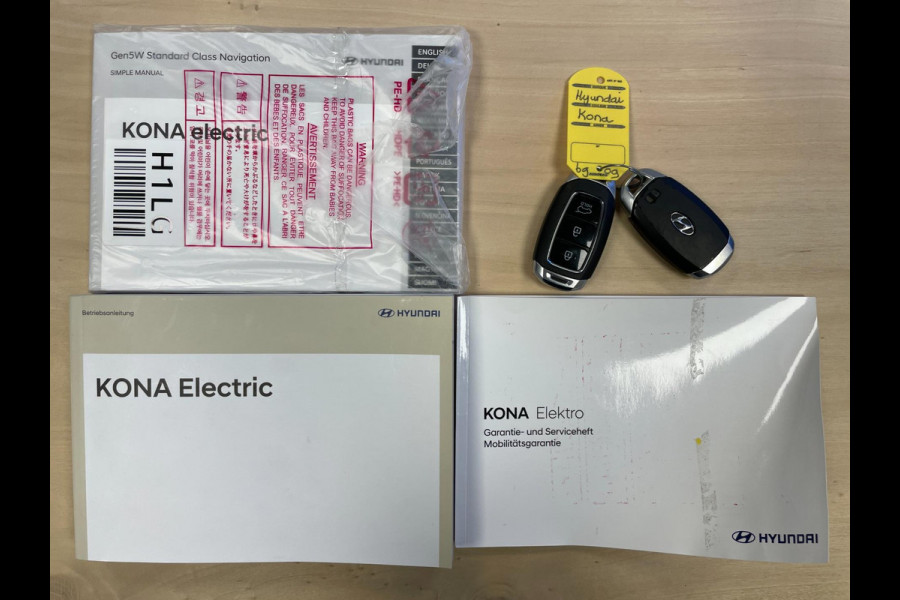 Hyundai Kona EV Fashion Design 39 kWh|100% SOH|CARPLAY|CAMERA|STOEL+STUURVERW|NAVIGATIE|KRELL|LANE-ASSIST|PDC-A|1e EIG|INCL.BTW|