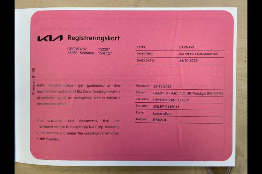 Kia Ceed Sportswagon 1.0 T-GDi DynamicLine|TREKHAAK|CARPLAY+ANDROID|STOEL-,STUURVERW|CAMERA|CRUISE,CLIMATE|1E EIG.|INCL.BTW|