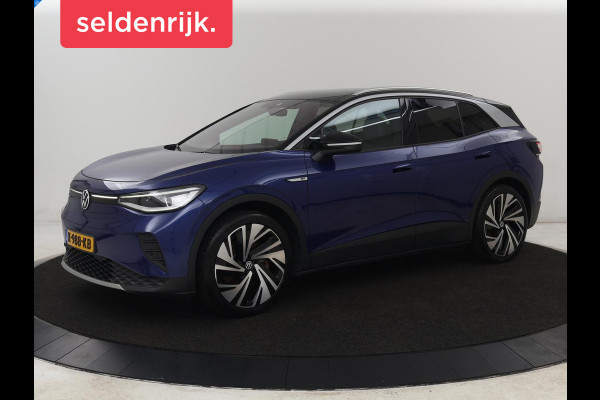 Volkswagen ID.4 Max 77 kWh | Panoramadak | Stoelverwarming | Head-Up | Warmtepomp | 360 Camera | Trekhaak | Sfeerverlichting | Half leder | Matrix LED | Carplay | Adaptive cruise | Memory | Keyless | Massage