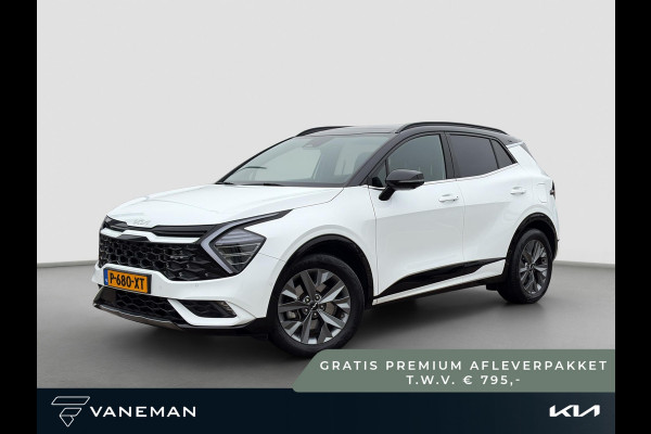 Kia Sportage 1.6 T-GDi Hybrid GT-PlusLine 360 Camera | Harman/Kardon | 19” Velgen | Leder | Panoramadak | Navi | Stoelverkoeling | Clima | Key-Less | Stuur-/Stoelverwarming | Cruise | LED |