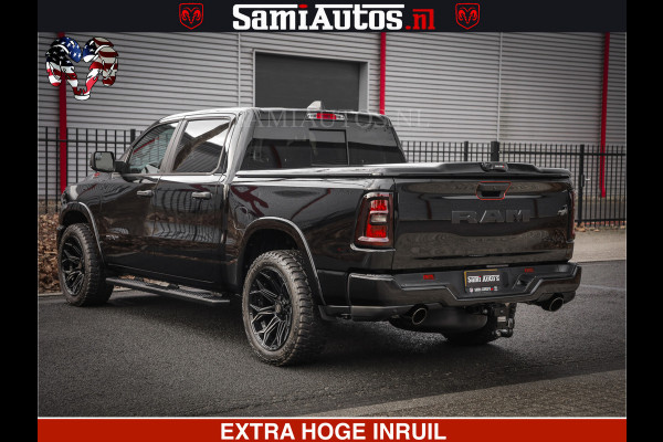 Dodge Ram RS LEDER RODE STIKSELS | 6 PERSOONS | 420Pk 636Nm | Pick-Up | Comfortabele Dubbele Cabine met Royale 6 Zitplaatsen | BPM vrij | Nu Leverbaar uit Voorraad | Voorraad Nr 2217- 2911