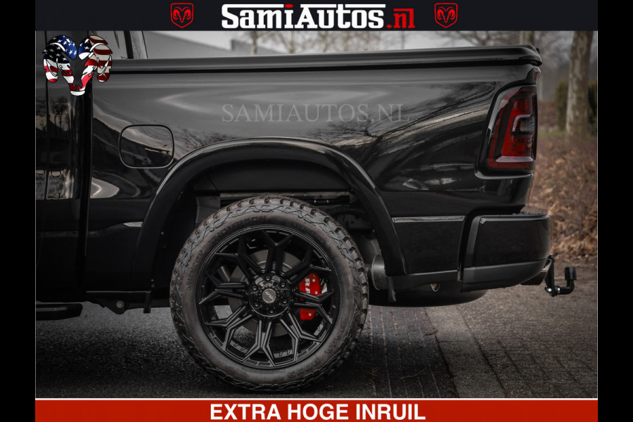 Dodge Ram RS LEDER RODE STIKSELS | 6 PERSOONS | 420Pk 636Nm | Pick-Up | Comfortabele Dubbele Cabine met Royale 6 Zitplaatsen | BPM vrij | Nu Leverbaar uit Voorraad | Voorraad Nr 2217- 2911