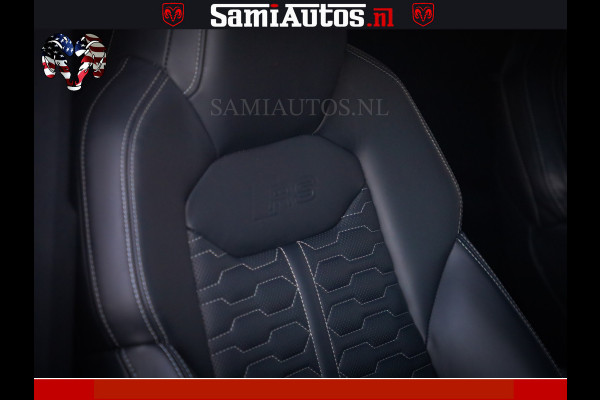 Audi RS Q8 RSQ8 600PK 4.0 TFSI | MATT OLIVE GREEN | QUATTRO | MEGA VOLLE RSQ8 | BANG & OLUFSEN | HUD | 4 WIELBESTURING | 23 INCH AUDI SPORT WHEELS | RS BEKLEDING ZWART | PANO | SOFTCLOSE | De Lamborghini Urus en Audi RS Q8 zijn beide supersnelle SUV's met dezelfde basis (4.0L V8 twin-turbo motor van de VW Group)