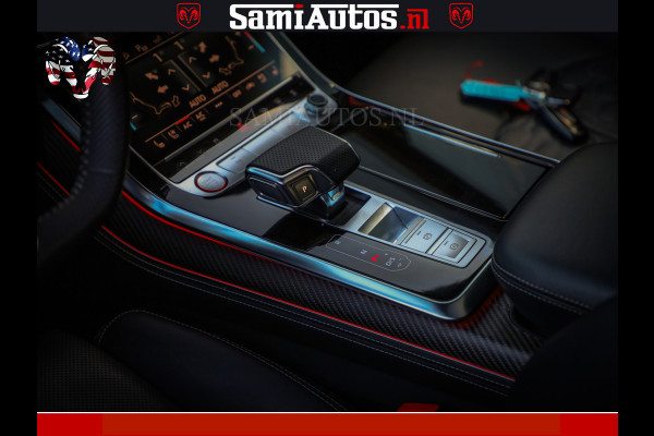 Audi RS Q8 RSQ8 600PK 4.0 TFSI | MATT OLIVE GREEN | QUATTRO | MEGA VOLLE RSQ8 | BANG & OLUFSEN | HUD | 4 WIELBESTURING | 23 INCH AUDI SPORT WHEELS | RS BEKLEDING ZWART | PANO | SOFTCLOSE | De Lamborghini Urus en Audi RS Q8 zijn beide supersnelle SUV's met dezelfde basis (4.0L V8 twin-turbo motor van de VW Group)