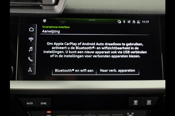 Audi A3 Sportback 30 TFSI Pro Line 110 pk S-tronic | Verlengde garantie | Navigatie via App | Parkeersensoren achter | LED koplampen |