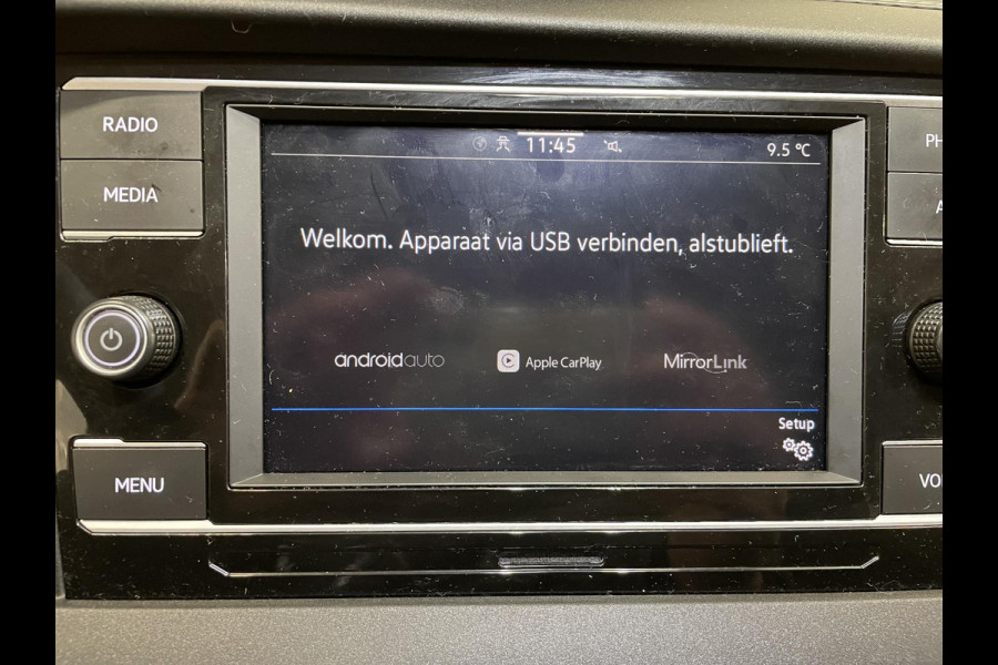 Volkswagen Transporter 2.0 TDI L1H1 Comfortline 150 PK DSG Airco Cruise Control Stoelverwarming Trekhaak 2X Schuifdeur Achterklep