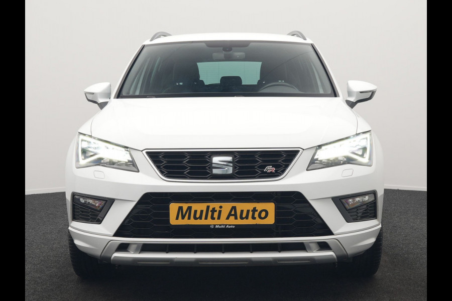 Seat Ateca 1.5 TSI FR DSG 150pk Dealer O.H. | Trekhaak Af Fabriek | Camera | Beats Audio | 19"L.M | Alcantara Sportstoelen Verwarmd | Sfeerverlichting | Apple Carplay | Keyless | Navigatie | DAB | Cruise Control |