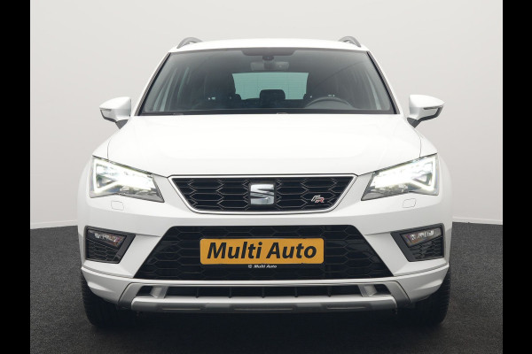 Seat Ateca 1.5 TSI FR DSG 150pk Dealer O.H. | Trekhaak Af Fabriek | Camera | Beats Audio | 19"L.M | Alcantara Sportstoelen Verwarmd | Sfeerverlichting | Apple Carplay | Keyless | Navigatie | DAB | Cruise Control |
