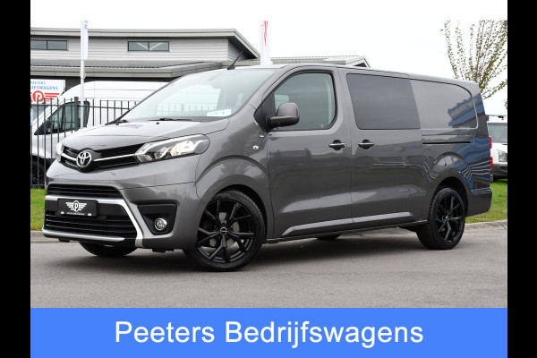 Toyota ProAce Worker 2.0 L3 DC PB Edition Camera, Cruise, Carplay, Clima, 177pk, Automaat, 2 x Schuifdeur, Keyless, NAVI, Uniek!