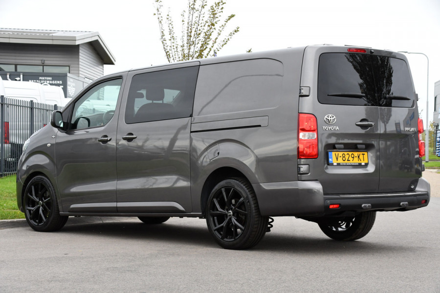 Toyota ProAce Worker 2.0 L3 DC PB Edition Camera, Cruise, Carplay, Clima, 177pk, Automaat, 2 x Schuifdeur, Keyless, NAVI, Uniek!