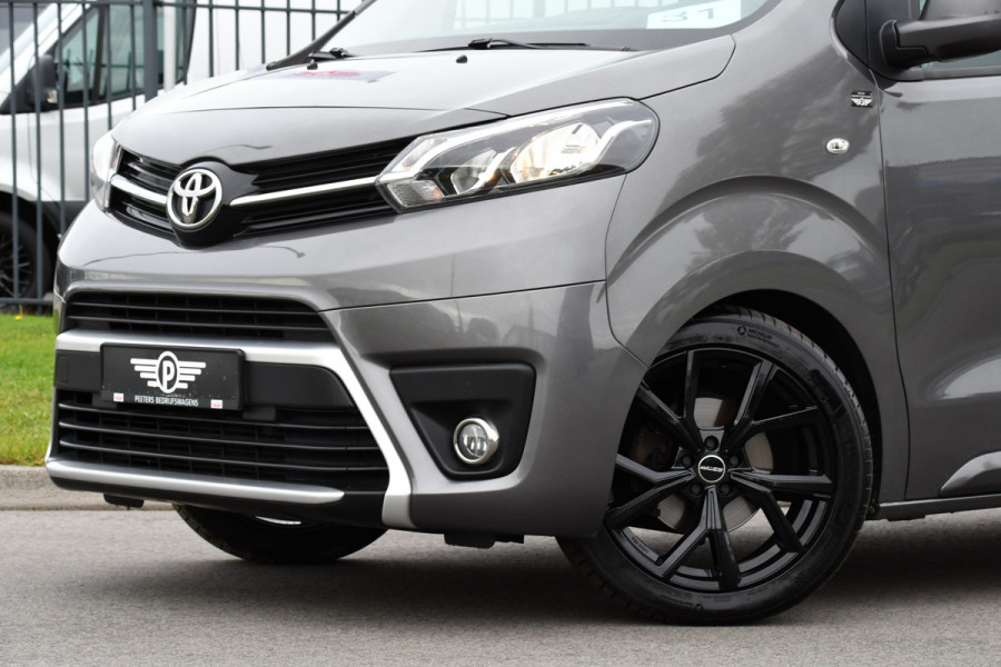 Toyota ProAce Worker 2.0 L3 DC PB Edition Camera, Cruise, Carplay, Clima, 177pk, Automaat, 2 x Schuifdeur, Keyless, NAVI, Uniek!