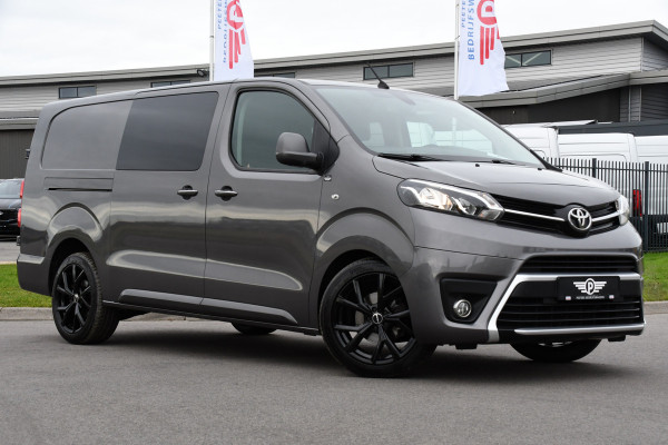 Toyota ProAce Worker 2.0 L3 DC PB Edition Camera, Cruise, Carplay, Clima, 177pk, Automaat, 2 x Schuifdeur, Keyless, NAVI, Uniek!
