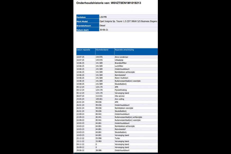 Opel Insignia Sports Tourer 1.5 CDTI 123PK Business Elegance / Leder / Trekhaak / Camera / Stoel-Stuurverwarming / Xenon / Airco-ecc. / Apk 01-2027