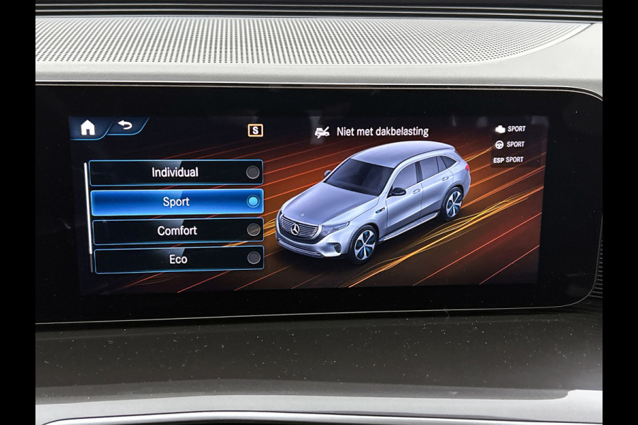 Mercedes-Benz EQC 400 4MATIC Business Solution 80 kWh (SFEERVERRLICHTING, CAMERA, ADAPTIVE CRUISE, STOELVERWARMING, DODEHOEK)