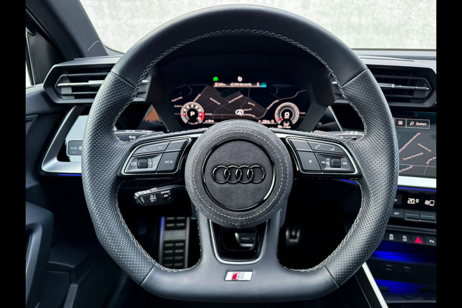 Audi A3 Sportback 35TFSI 150pk S-Tronic Competition S Edition S-Line Black Edtion! Pano|Kuipstoelen|Ambiance|Matrix|Virtual|Camera