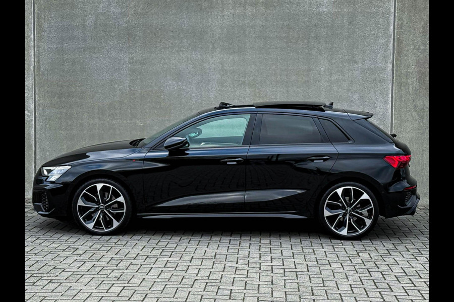 Audi A3 Sportback 35TFSI 150pk S-Tronic Competition S Edition S-Line Black Edtion! Pano|Kuipstoelen|Ambiance|Matrix|Virtual|Camera
