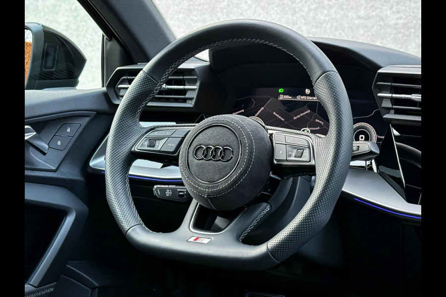 Audi A3 Sportback 35TFSI 150pk S-Tronic Competition S Edition S-Line Black Edtion! Pano|Kuipstoelen|Ambiance|Matrix|Virtual|Camera