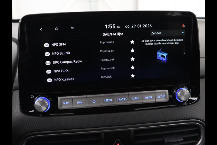 Hyundai Kona EV Comfort 64 kWh | Adaptive cruise | Krell Audio | Warmtepomp | Keyless | Parkeerhulp | Digital Cockpit | Navigatie | Climate control