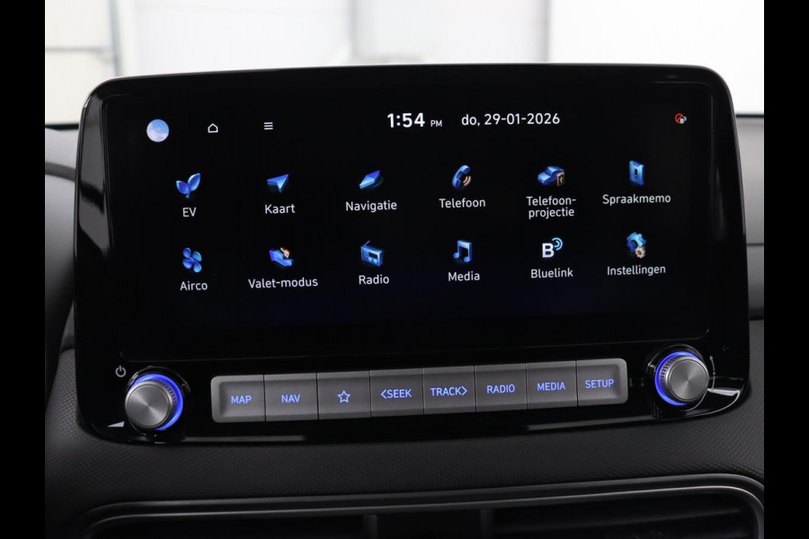 Hyundai Kona EV Comfort 64 kWh | Adaptive cruise | Krell Audio | Warmtepomp | Keyless | Parkeerhulp | Digital Cockpit | Navigatie | Climate control