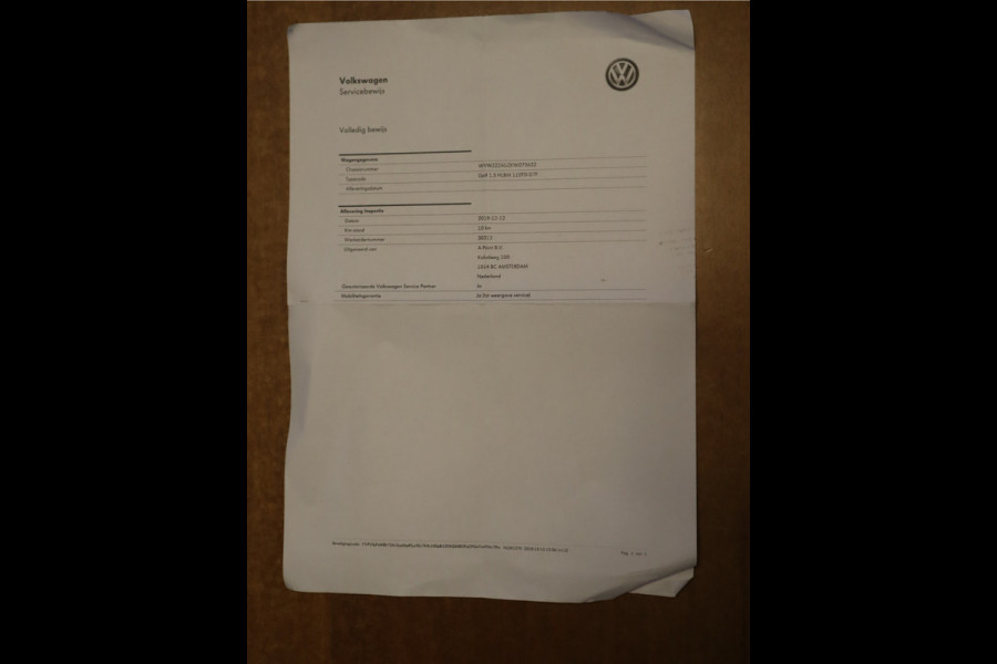 Volkswagen Golf 1.5 TSI Highline R-Line // Dealeronderhouden