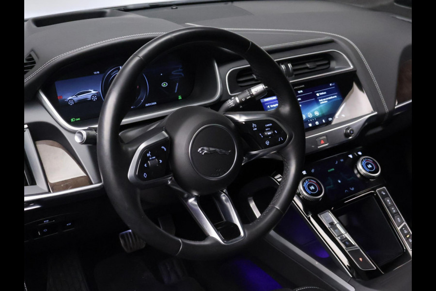 Jaguar I-PACE EV400 First Edition 90 kWh Sport (NAVI,CAMERA,MEDERIAN,STOELVERWARMING,CLIMATE,CRUISE,GETINT,SPORTSTOELEN,LM VELGEN)