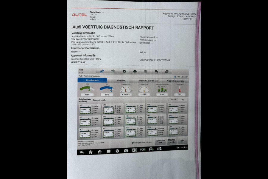 Audi e-tron 55 quattro Business edition Plus 95 kWh | SOH 95% | Panoramadak | B&O | Camera | Sfeerverlichting | Cruise Control |