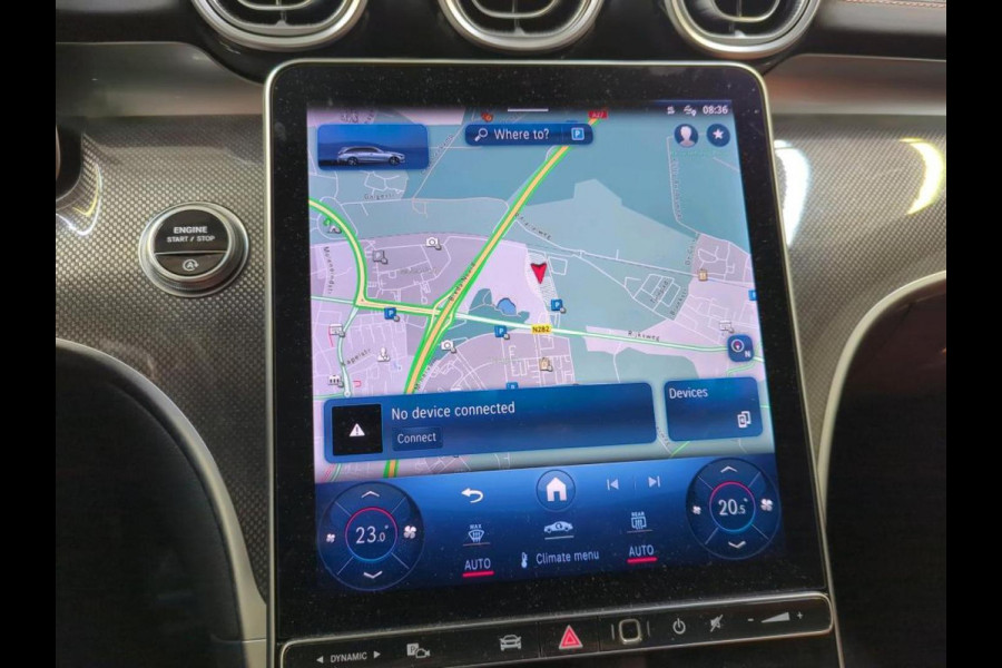 Mercedes-Benz C-Klasse Estate 180 AMG Line Full Options NL Auto (€ 69.167 New!) Panoramadak Burmester Audio Achterasbesturing Digital LED Koplamp Ambiente Premium Plus Pack Leder HUD Display Night Pack