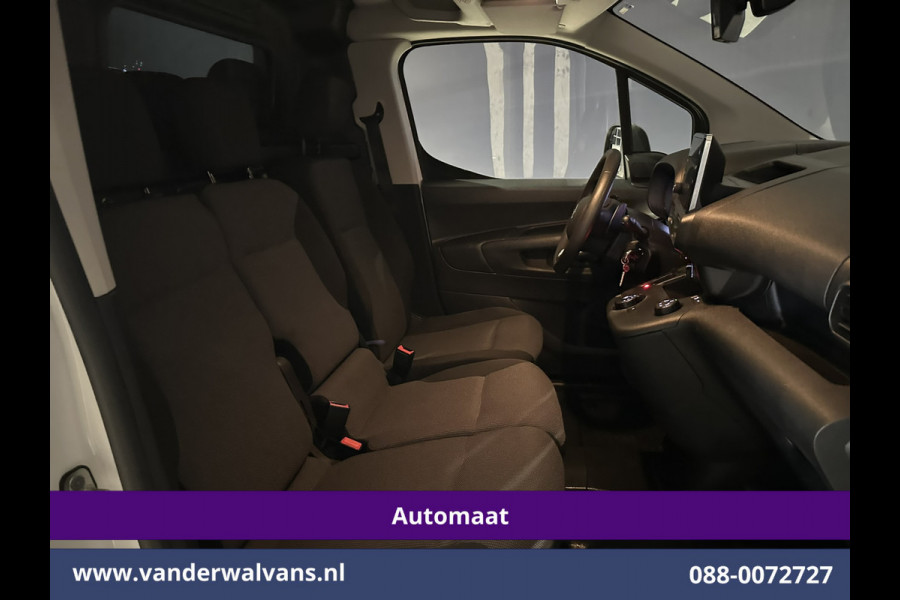 Citroën Berlingo 1.2 PureTech 131pk Automaat **Benzine** L1H1 Inrichting Euro6 Airco | 3-Zits | Camera | Navigatie Apple Carplay, Android Auto, Cruisecontrol, Parkeersensoren, Bijrijdersbank