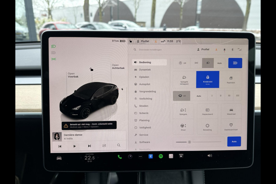 Tesla Model Y Long Range AWD 75 kWh SOH 95% | AUTOPILOT|  VOLLEDIGE TESLA GARANTIE T/M 08/2026 OF 80.000KM| DE HOOGVOLTACCU EN AANDRIJFLIJN TOT 2030 of 192.000KM | 20 INCH!|